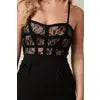 Own The Night Lace Corset Top Jumpsuit