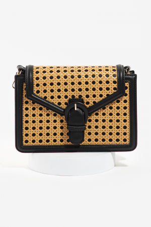 Weave Pattern Rectangle Fashion Bag