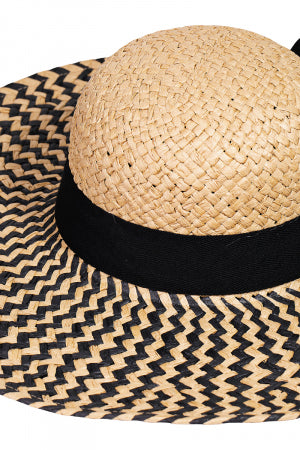 Straw Weave Stripe Fashion Sun Hat