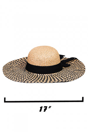 Straw Weave Stripe Fashion Sun Hat