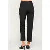 STRAIGHT CROP BLACK PANTS