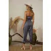 Cool And Casual Cowl Neck Satin Jogger Jumpsuit